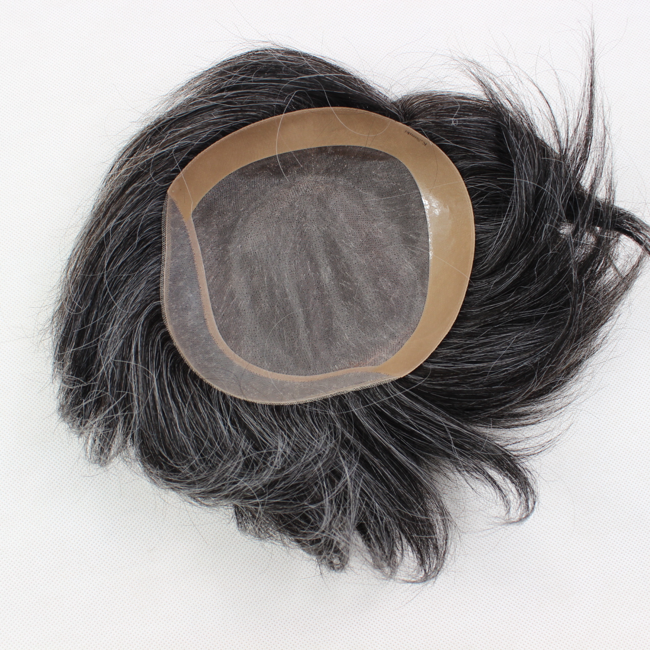 Toupee hair for men,mens toupee with black hair,men wig HN271